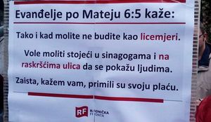 RADNIČKA FRONTA CITIRA BIBLIJU: "Ti naprotiv, kad moliš, uđi u svoju sobu..."