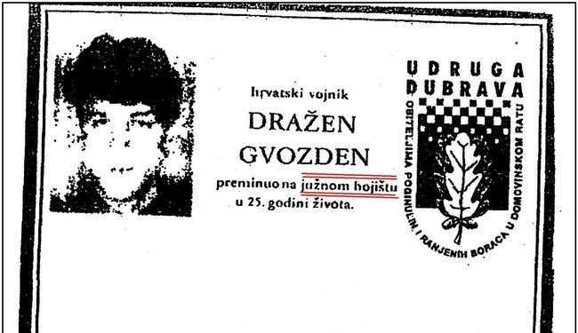 ZA KOGA JE UMRO HRVATSKI ČASNIK: U Mostaru ga ubio vojnik HVO-a, a spomen ploču mu digli u Novigradu 