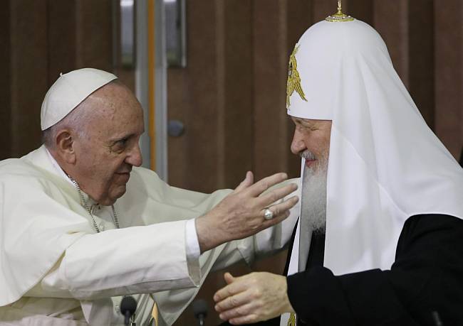 Papa Franjo patrijarh Kiril