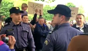 NASILJE NA SAVICI (VIDEO): Zbog agresivnih „zagovornika izgradnje parka“ intervenirala policija