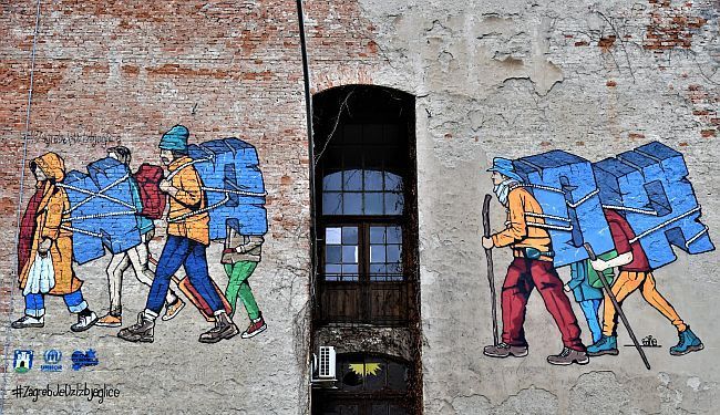 ULIČNA UMJETNOST: Zagreb dobio sjajan mural posvećen izbjeglicama