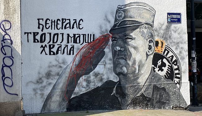 INICIJATIVA MLADIH: „Poslali smo 308 prijava nadležnima da uklone grafite i murale posvećene Ratku Mladiću“