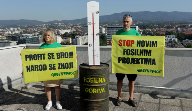 PORUKA GREENPEACEA HRVATSKOJ VLADI: “Profit se broji narod se znoji”