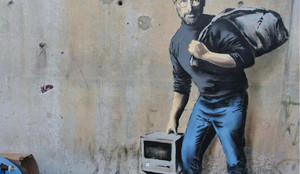 REAKCIJE NA MURAL S LIKOM STEVEA JOBSA: "Banksy je seronja"