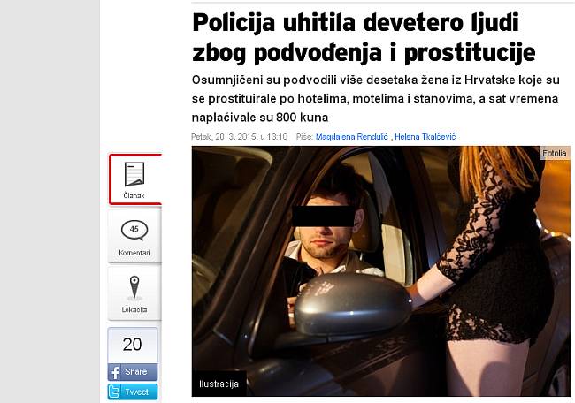 Hrvatske manekenke prostitutke