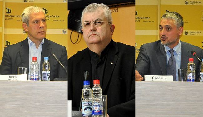 Boris Tadić, Nenad Čanak, Čedomir Jovanović