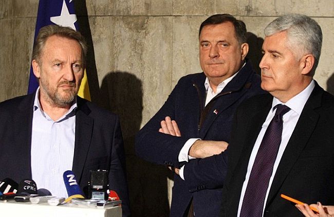 Bakir Izetbegović, Milorad Dodik, Dragan Čović