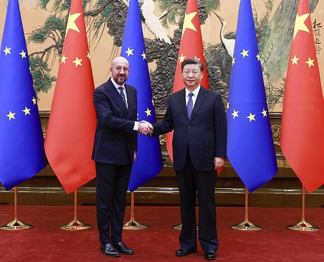 Charles Michel i Xi Jinping